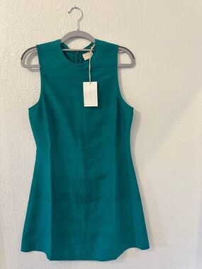 NWT Julia Amory Baby Jane Verdigris Teal Shift Dress